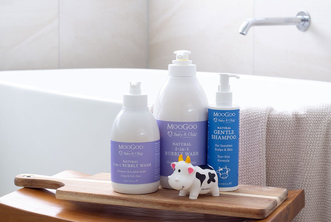 Natural Baby Shampoo  Gentle on Scalps – MooGoo AU