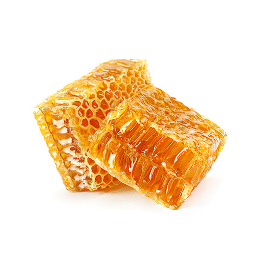 Beeswax pellets and honeycomb
