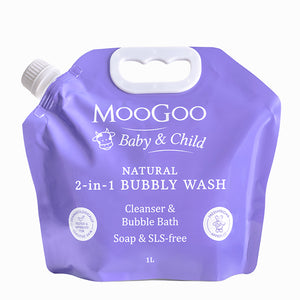 2-in-1 Bubbly Wash 1L Pouch