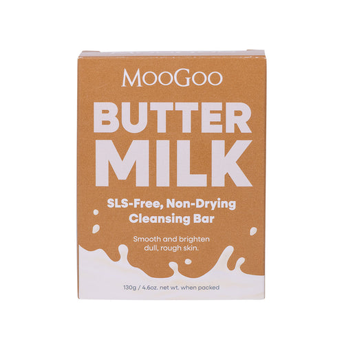 MooGoo Buttermilk Soap alternative, hydrating cleansing bar for dry skin, natural oils, SLS free and gentle on sensitive skin