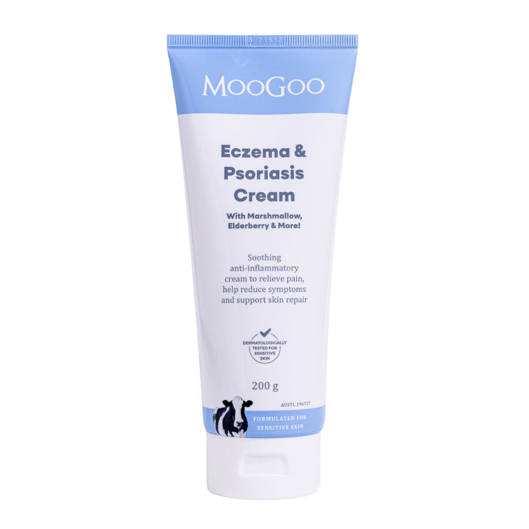 Eczema & Psoriasis Cream with Marshmallow, Elderberry & More