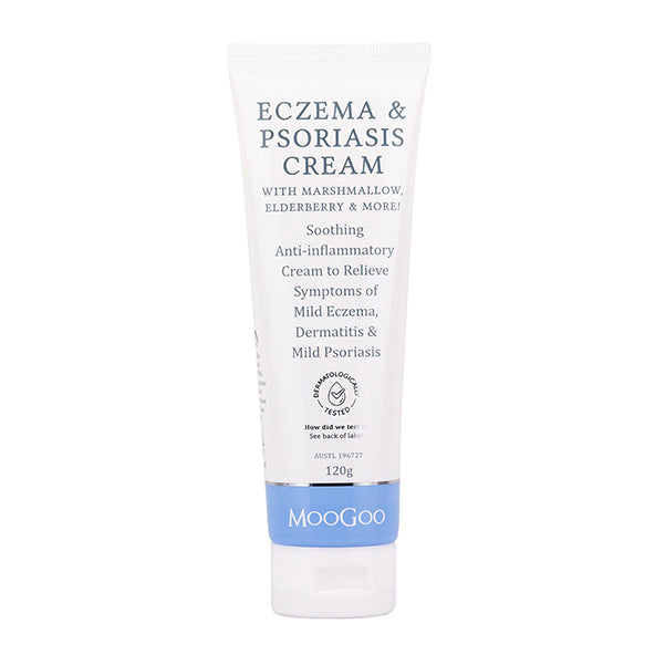 Eczema & Psoriasis Cream with Marshmallow, Elderberry & More