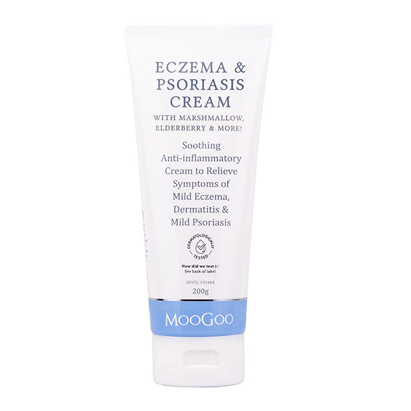 Eczema & Psoriasis Cream with Marshmallow, Elderberry & More