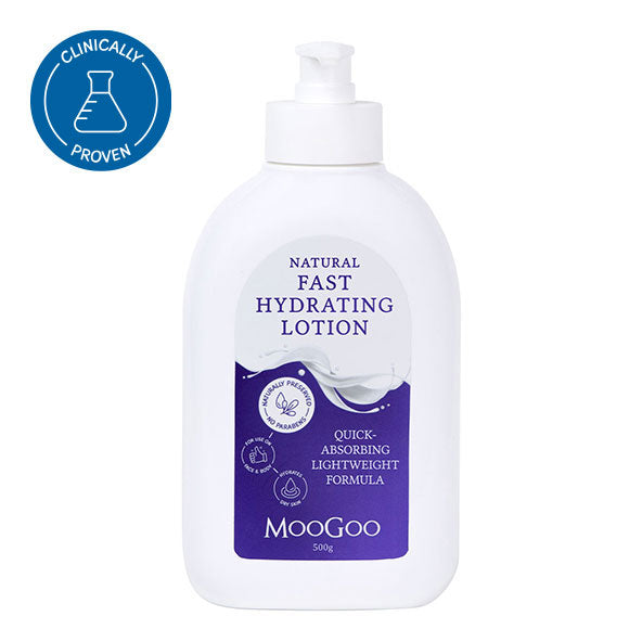 Fast Hydrating Lotion | Natural Ingredients | Face & Body – MooGoo AU