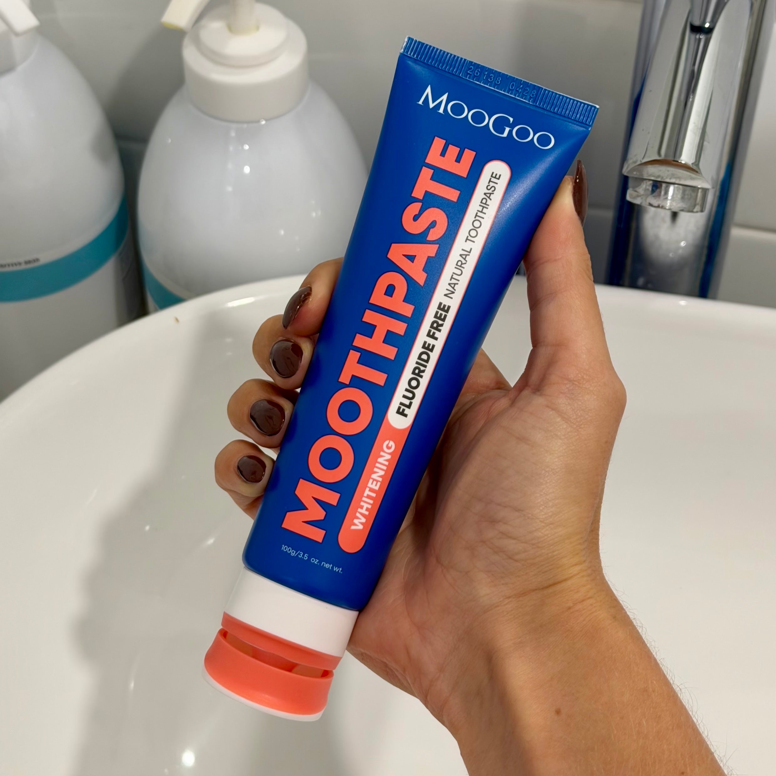 MooGoo Natural Fluoride-Free Toothpaste with Vegan Hydroxyapatite ...