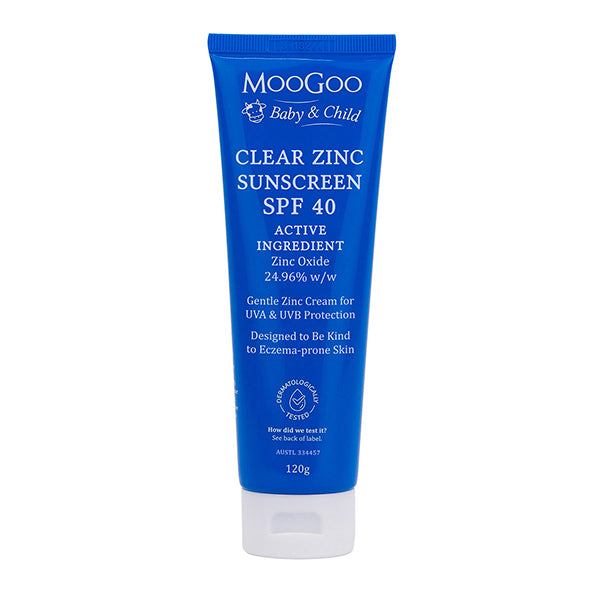 Baby Clear Zinc Sunscreen SPF 40 120g